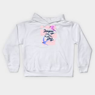 Derping through the day Kids Hoodie